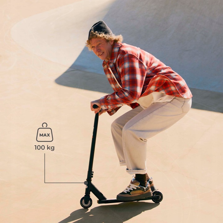 Hulajnoga-Wyczynowa-Kinderkraft-SOLIS-Do-100kg-Scooter-Solidna-Stunt-Czarna-Stan-opakowania-oryginalne